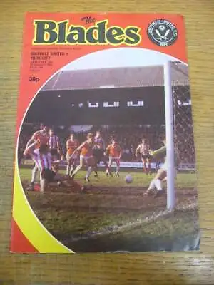 13/02/1982 Sheffield United V York City  (slight Creased) • £3.99