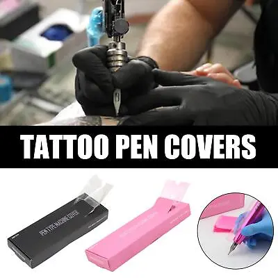 £8.58 • Buy 200pcs Tattoo Pen Covers Bag Disposable Sleeves Cover Tattoo Bag Cover Body Art