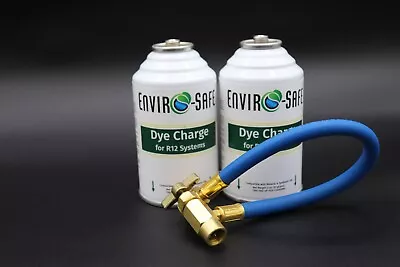 Dye Charge For R12 Auto A/C Refrigerant Systems 2 Cans/hose • $29.99