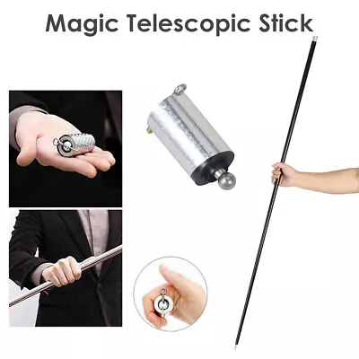 60-inch Portable Magic Props Martial Arts Pocket Metal Telescopic Pole Staff • $13.99