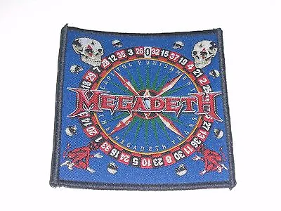 Megadeth Capitol Punishment Woven Patch • $5.98