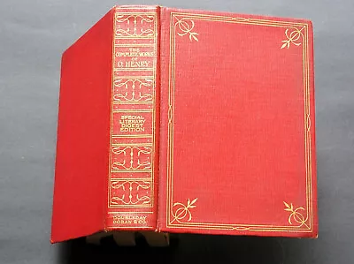 THE COMPLETE WORKS OF O HENRY 1928    Leather - Beautiful Condition • $25