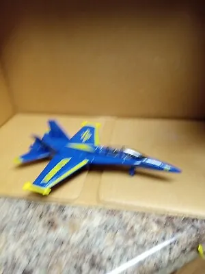  F-18 Hornet Blue Angel Diecast Model Aircraft. • $7.99