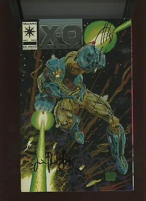 (1993) X-O Manowar #0 - SIGNED BY JOE QUESADA & JIMMY PALMIOTTI! (9.2 OB) • $19.78