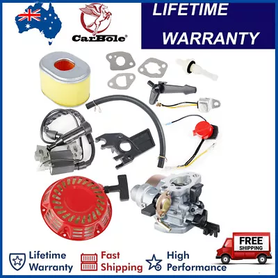 Carburetor Recoil Starter Set For Honda GX120 GX160 GX200 4HP 5.5HP 6.5HP Engine • $40.99