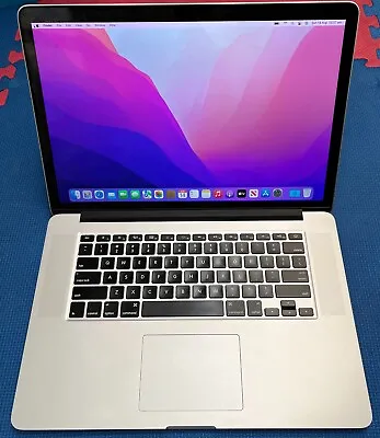 Apple MacBook Pro Retina 15 Inch 2015 Core I7 16GB RAM 256GB SSD MacOS Sonoma • $599