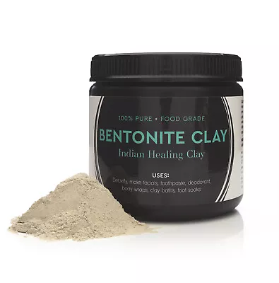 Food Grade Sodium Bentonite Clay - Powder - 1 Pound… • $11.99