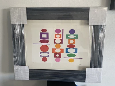$1500 • Buy Yaakov Agam Serigraph - Metamorphosis # 5- NEW FRAME - Hand Signed 🔥