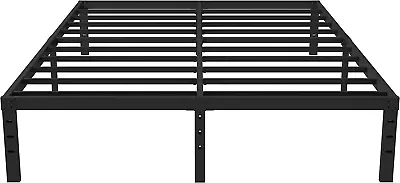 16 Inch King Bed Frame Heavy Duty Metal Platform King Size Bed Frames With 14 In • $83.05