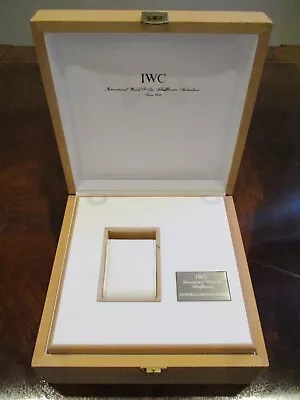 IWC International Watch Co Schaffhausen Doppelchronograph Watch Vintage Wood Box • $399.99