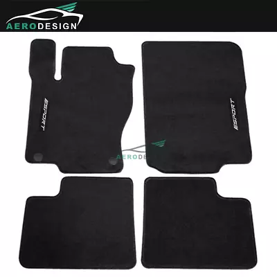 Fits 12-16 Benz ML-Class Black Floor Mats Carpet Nylon Front Rear With SPORT • $57.99