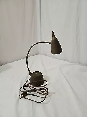 Vintage EAGLE HI-LITE Desk Lamp MCM Mid Century Modern Gooseneck Retro Light  • $29.95