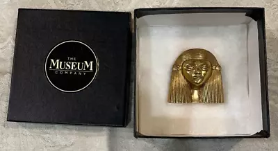 The Museum Company Ancient Egyptian Gold Tone Brooch NGA Stamp • $17