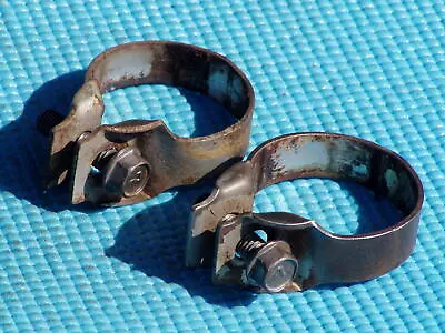 Kawasaki ZN1100 KZ1100 KZ1000 ZL1000 ZL900 ZG1200 ZR1100 VN1500 Muffler Clamps • $20