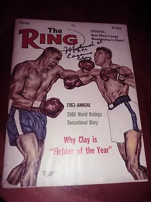 Boxing! 1964 Ring Mag Signed Muhammad Ali AKA Cassius Clay. C.O.A. • £867.44