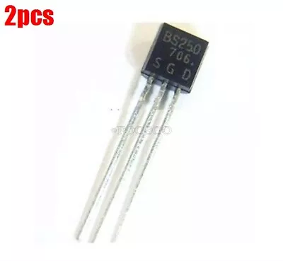 2Pcs BS250 P Channel Mosfet TO-92 Cq • $1.54