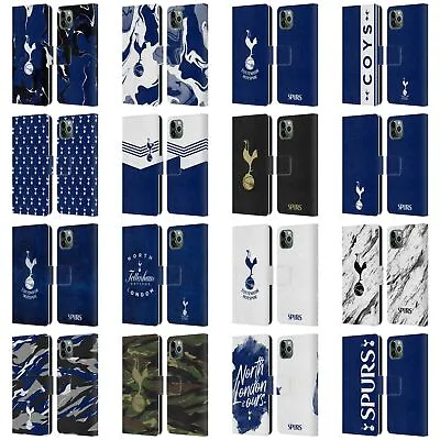 £6.95 • Buy OFFICIAL TOTTENHAM HOTSPUR F.C. BADGE LEATHER BOOK CASE FOR APPLE IPHONE PHONES