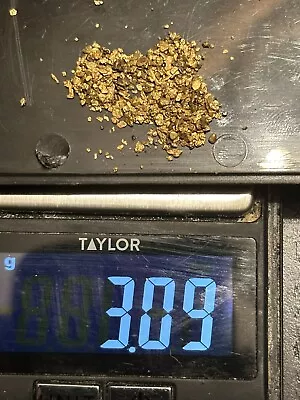 3.09 G Gram California Panned Placer Gold Nugget Lot Original Real - TCCCX • $102.50