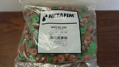 NETAFIM WPC20 Tech LCNL DRP 8 5L/H2 25 GPH NIP Flush Valve Qty-250 Brand New • $74.95