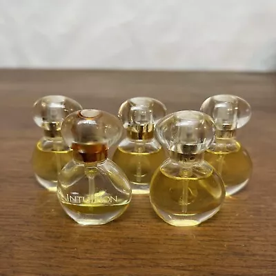 Vintage Estée Lauder Intuition Perfume 0.14 Oz Bottles Set Of 5 • $39.95