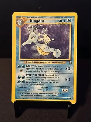 Pokémon TCG Kingdra Neo Genesis 8 Holo Unlimited Holo Rare • $8.79