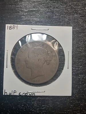 Great Britian Half Crown 1884 Victoria • $0.99