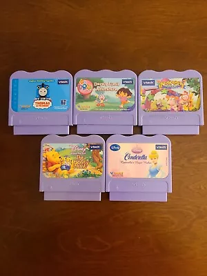 Vtech V•Smile Learning Content Cartridges Lot Of 5 Disney & More • $19.99