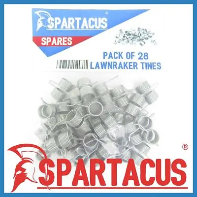 Spartacus 28 X Lawn Raker Scarifier Tines Tynes Spare Part Replacement Set Kit • £19.99