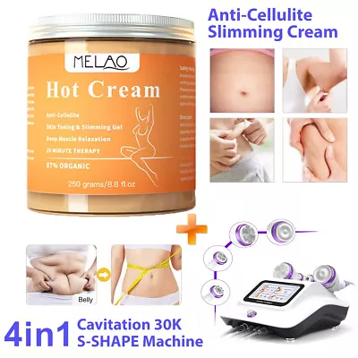 Anti-Cellulite Slimming Hot Cream Body Lotion For S-SHAPE Cavitation 30K Machine • $459