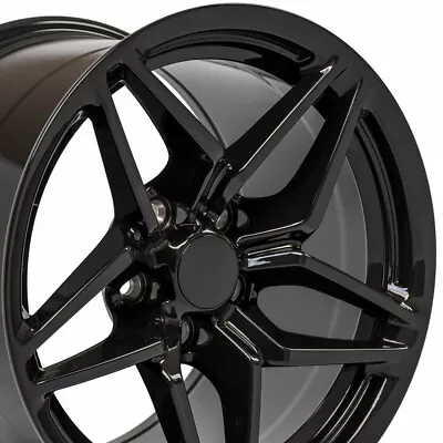 17x11 Black Rim Fits C4/C5 Corvette Camaro - CV31 C7 ZR1 Style • $309.43