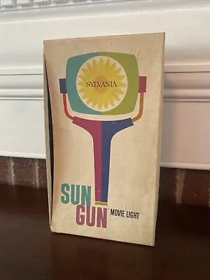 Vintage Sylvania Sun Gun SG-50 Movie Light W Box WORKS • $19.95