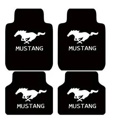 4Pcs Auto Carpets For Mustang Foot Pads Floor Carpets Universal Fit Car Rugs • $35.87