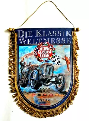 Techno Classica Essen 2009 Banner Pennant Mercedes Benz Race Scene • $18.52