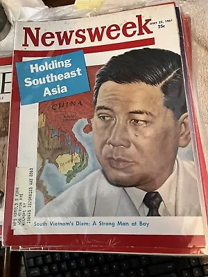 Newsweek Magazine South Vietnam's Diem May 22 1961 • $4