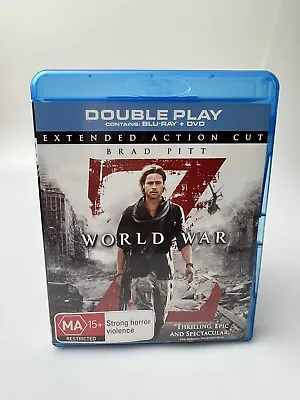 World War Z | Blu-ray + DVD (Blu-ray 2013) • $8