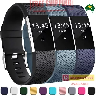 Replacement Silicone Watch Wrist Sports Band Strap For Fitbit Charge 2 AUSTRALIA • $5.97