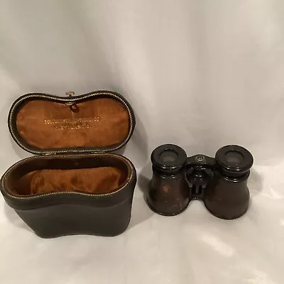 Vintage LEMAIRE FABT Paris Field Opera Glasses Binoculars With Case • $22