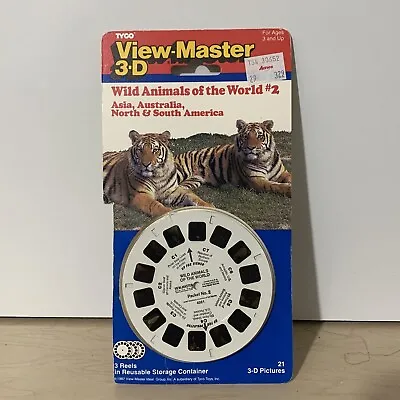 Wild Animals Of The World #2 Asia Australia View-master Reels Pack #4081 OPEN • $14.40