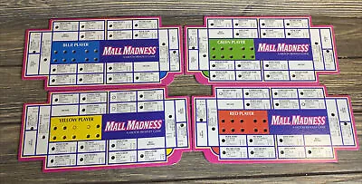Vintage Milton Bradley 1996 Mall Madness Shopping List Replacement Part Piece  • $10.19