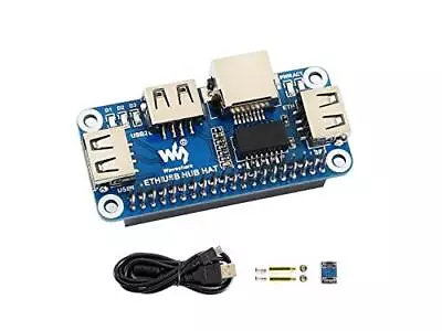 Ethernet/USB HUB HAT Expansion Board For Raspberry Pi 4 B/3 B+/3 B/2 B/Zero/Zero • $20.13