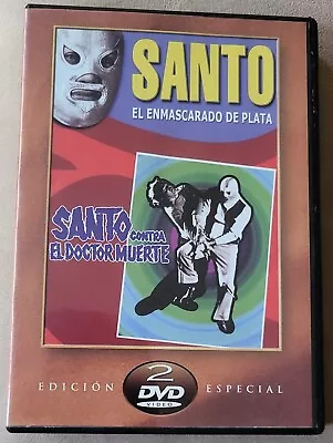 $39.99 • Buy SANTO Enmascarado Plata Contra Los SECUESTRADORES & DOCTOR MUERTE DVD RARE Clean
