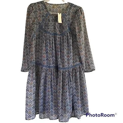 Holding Horses Floral Betony Peasant Swing Dress • $94