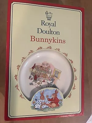 NEW Royal Doulton Bunnykins Childrens Set Plate Bowl Mug 1994 Fine Bone China • $67.74