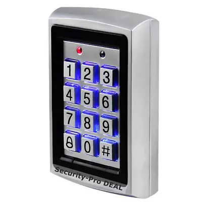 125KHz RFID Card &Password Standalone Metal Door Access Control Keypad Backlight • £25.19