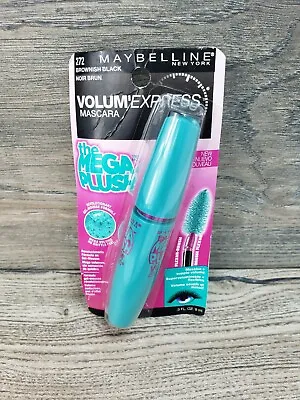 Maybelline Volum'Express Washable Mascara The Mega Plush 272 Brownish Black • $13.08