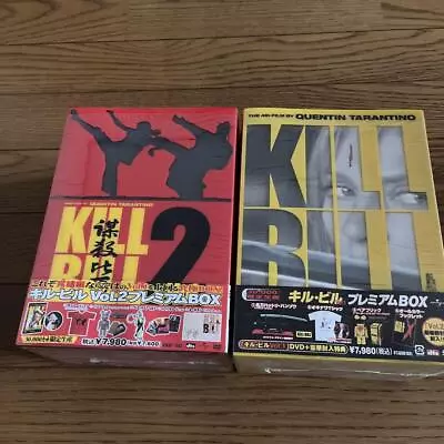 KILL BILL Premium JAPAN DVD BOX 1 & 2 Limited Edition With DVD Case   13 • $104.50