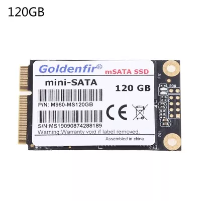 Msata SSD Hard Drive SATAIII 6Gbps Internal  Drive For Desktop Laptop • £16.07