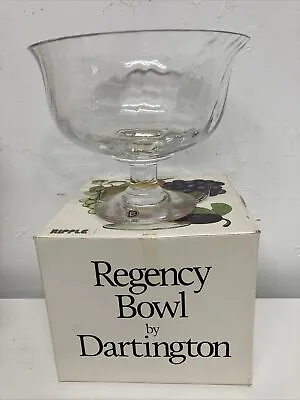 24% Lead Crystal Regency Bowl By Frank Thrower For Dartington Glass • £20