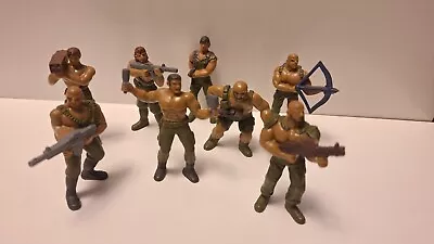 Vintage 1986 Mattel GUTS JUNGLE FIGHTERS Set Of (8) Action Figures • $34.99