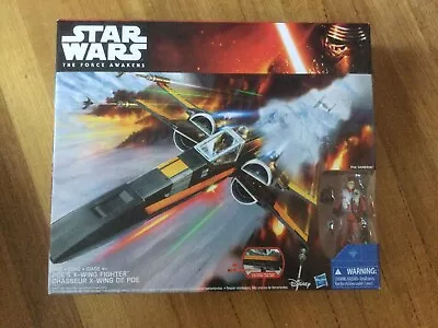 Hasbro Star Wars Poe's X-Wing Fighter & Poe Dameron The Force Awakens Sealed • $100